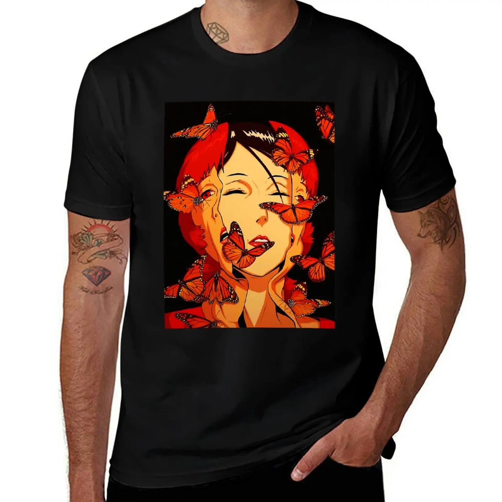 

Gifts For Men Anime Paprika Butterfly Graphic For Fan T-Shirt cotton t shirts high quality t shirt personalised T-Shirt