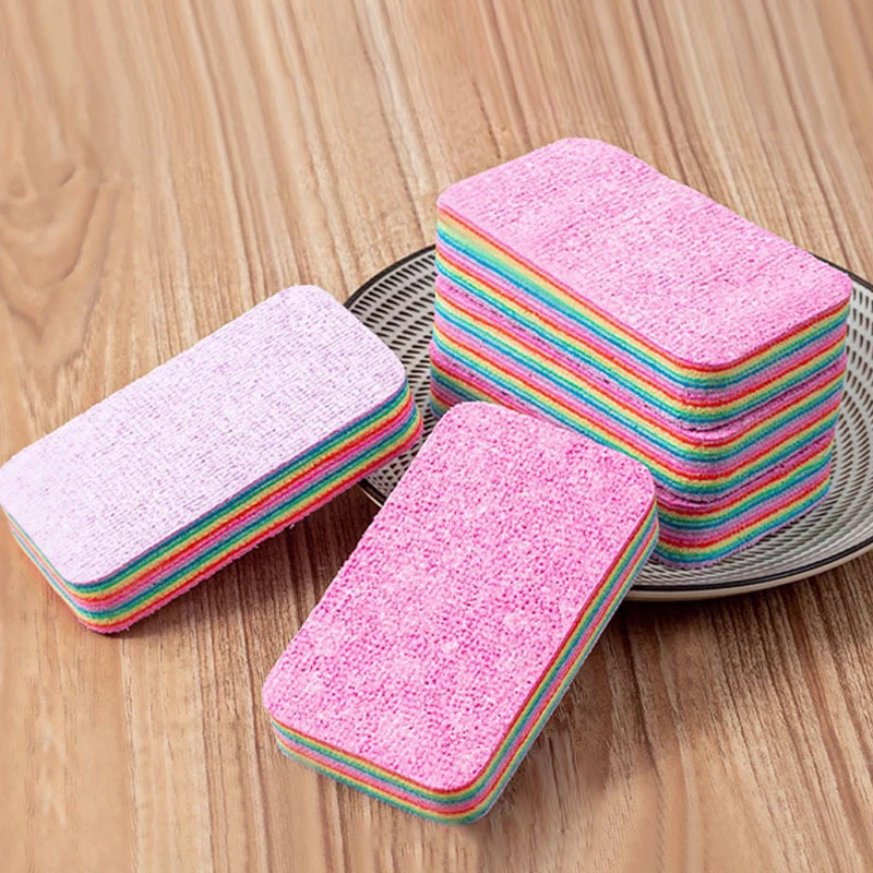 1PCS 12 Layers Tearable Cleaning Cloth Thickened Kitchen Cleaning Towel Strong Absorbent Dish Rags Tableware Home Wipe Cloth