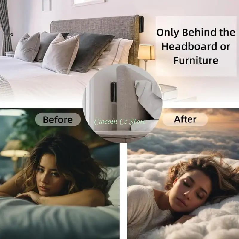 X90F 60pcs Auto Adhesive EVA Headboard Wall Protectors for Noise Reduction Anti Shake Furniture Bumpers for Hardwood Floors
