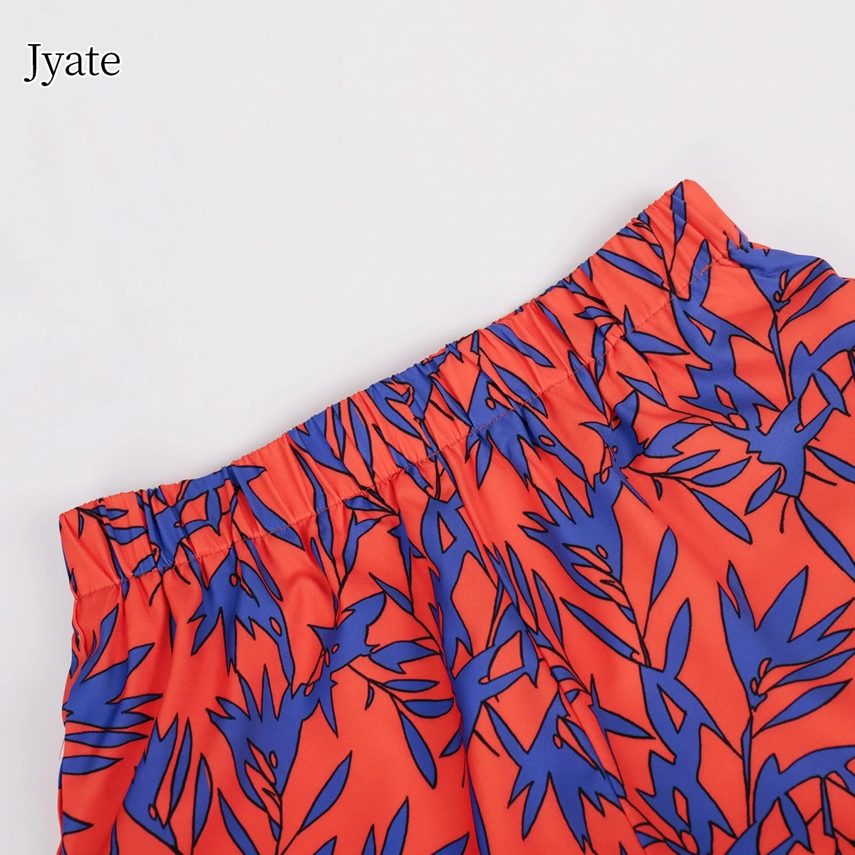 Jyate-Ensemble deux pièces pour femme, chemise à manches longues et short taille haute, imprimé décontracté, mode Y2K, été 2024