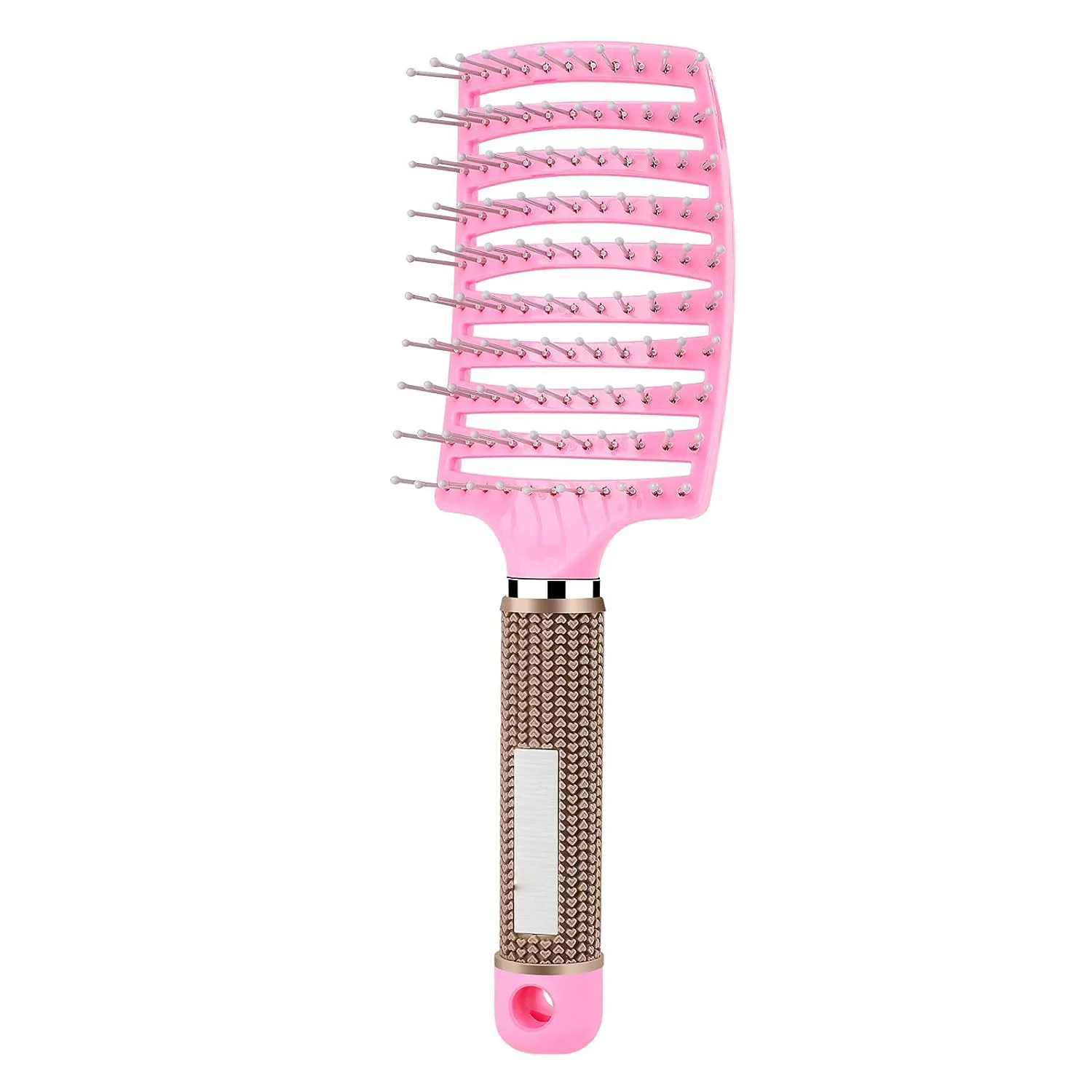 

Hair Brush, Professional Curved Vented Brush for Faster Blow Drying for Women, Men, Paddle Detangling Brush for Wet Dry Curly