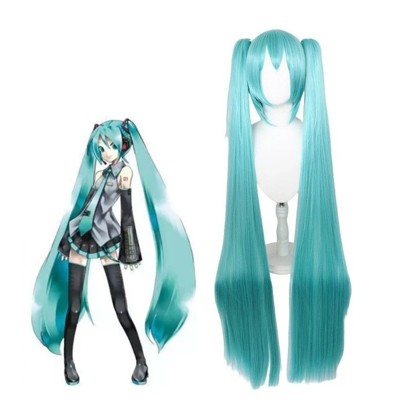 

Cosplay wig lake blue anime wig