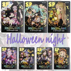 Anime Goddess Story Halloween night SP card Hatsune Miku Klee Kaname Madoka Kamado Nezuko Game Collection boy Birthday gifts