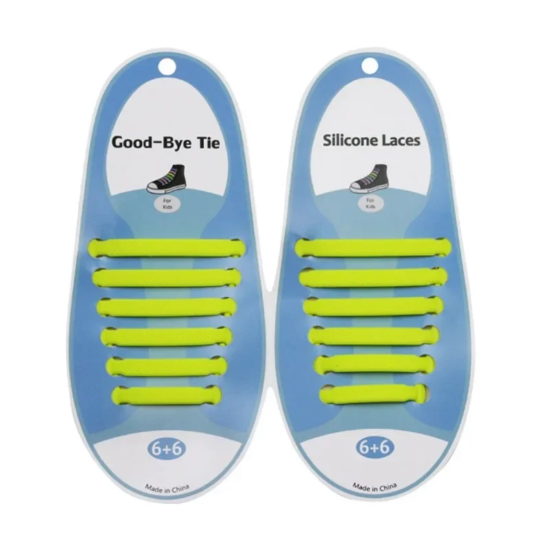 12 Stks/set Kinderen Schoenveters Kleurrijke Siliconen Zonder Stropdassen Schoenveters Elastische Easy Sneakers Voor Meisjes Jongens Mode Rubber Veters