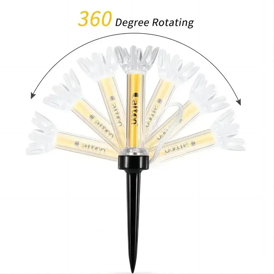 5pcs Golf Tees Unbreakable Plastic Magnetic Magnetic Plastic Golf Tee Set - 360degree Bounce & Two Sizes!