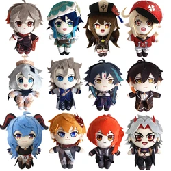 Game Genshin Impact Xiao Zhongli Hu Tao Kazuha Tartaglia Plush Doll Arataki itto Venti Albedo Ganyu Doll Model Stuffed Toy 20cm