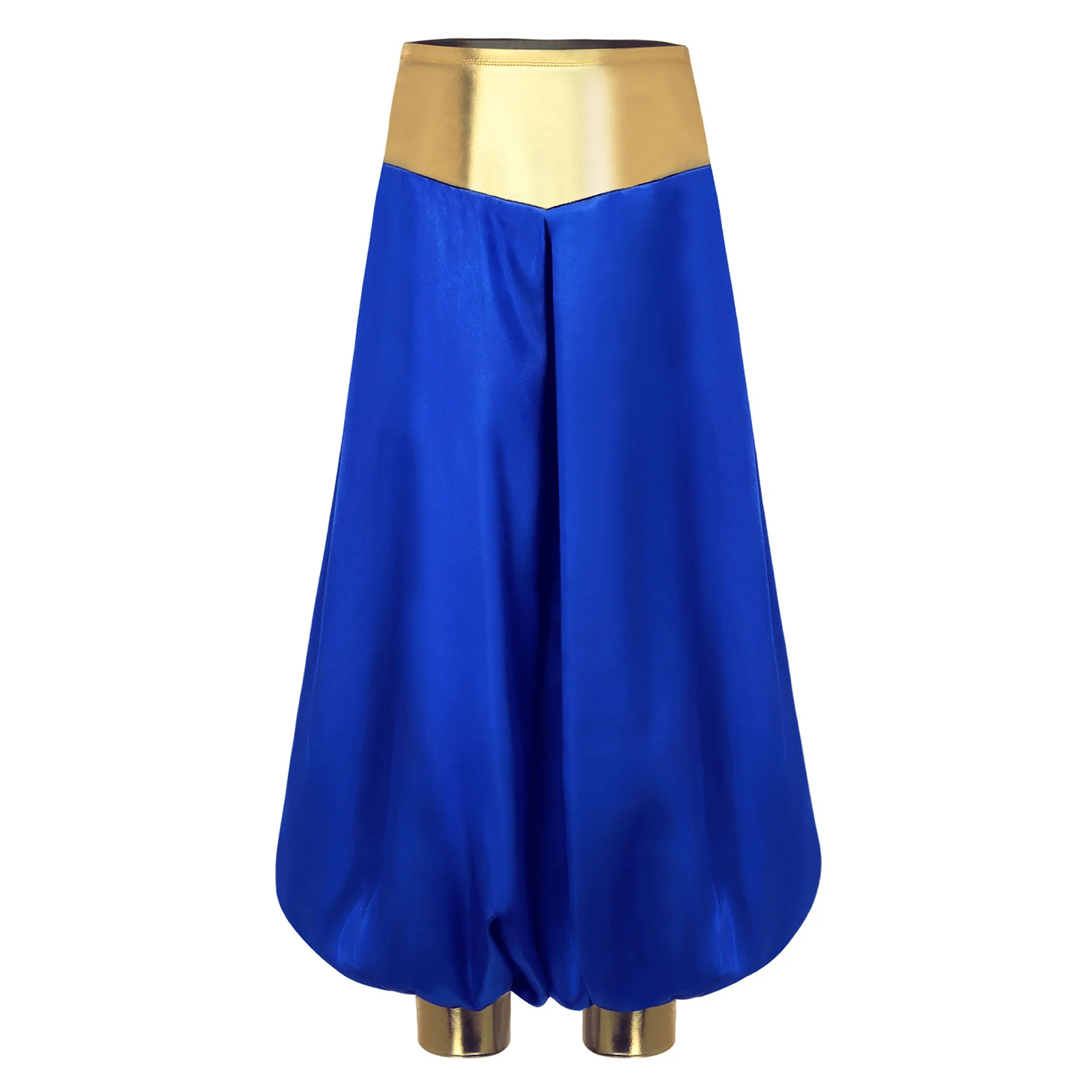 Kinderen Jongens Meisjes Halloween Arabische Prins Kostuum Cosplay Harembroek Metallic Glanzende Aladi Lamp Fancy Dress Arabische Kostuum Bloomer