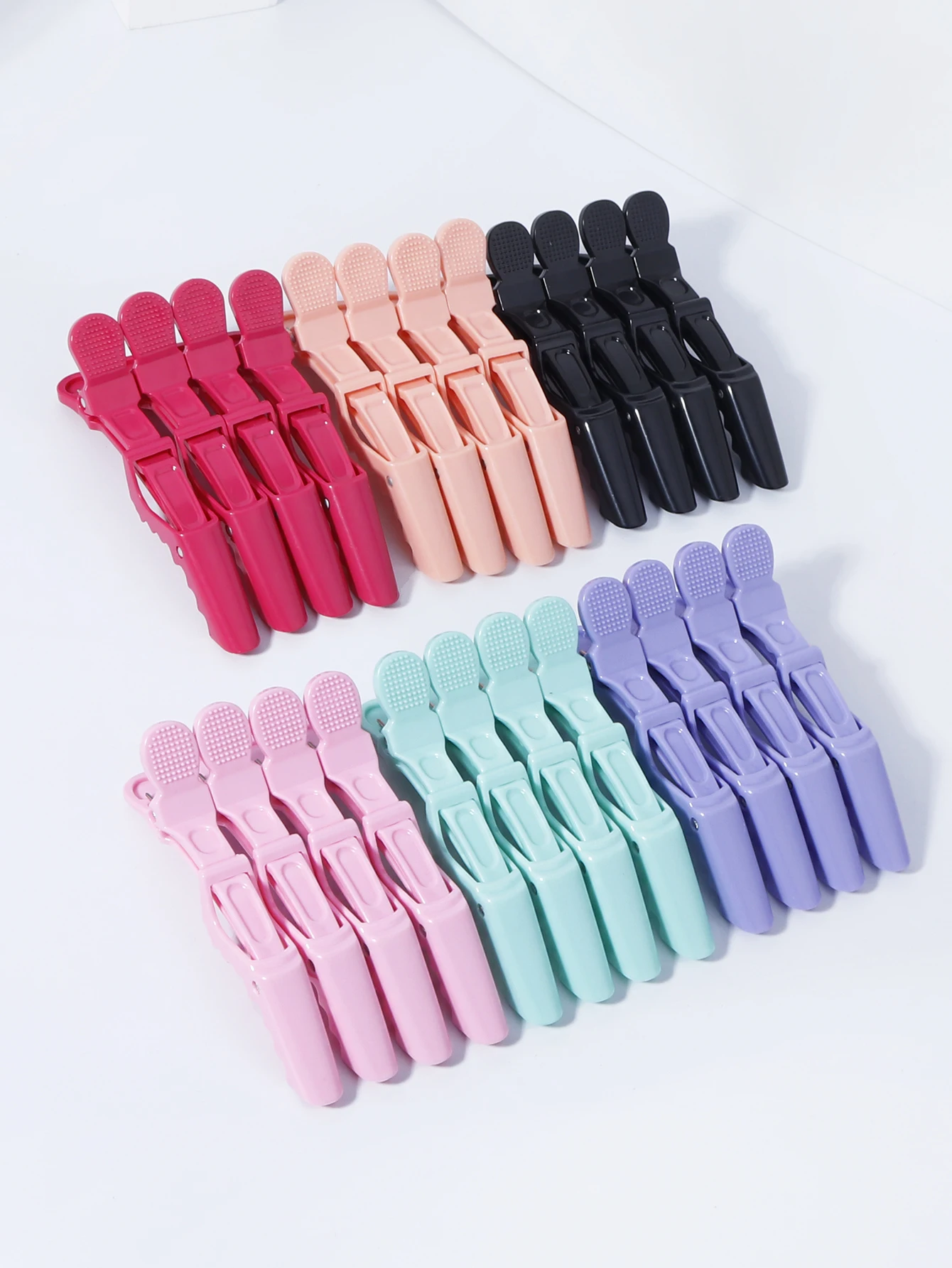 4 teile/satz Krokodil Clips Nicht Slip Friseur Styling Schnitte Clips Salon Barber Liefert Für Haar Zubehör – Detail 3