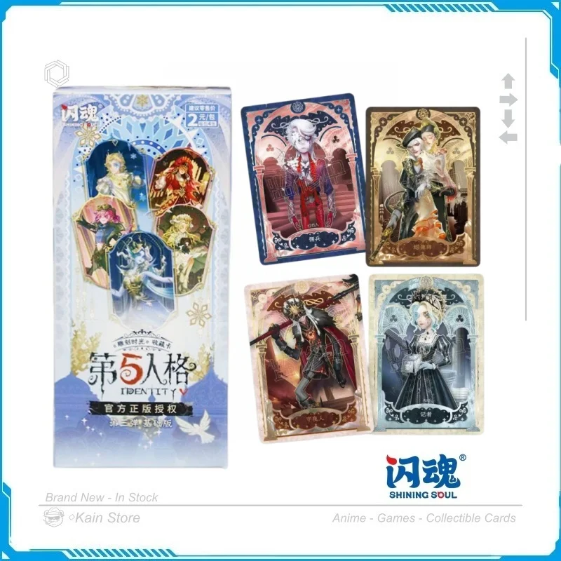 Shining Soul Identity V Carving Time Vol.3 Gold Foil Holographic Pack Anime Game Collection Cards Toy Hobby Gifts