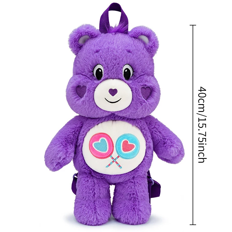 40CM Care Bears Peluche Zaino Peluche Cute CareBears Bambole Bambini Zainetto Ragazze Morbido Lenitivo Compleanno Regali Di Natale