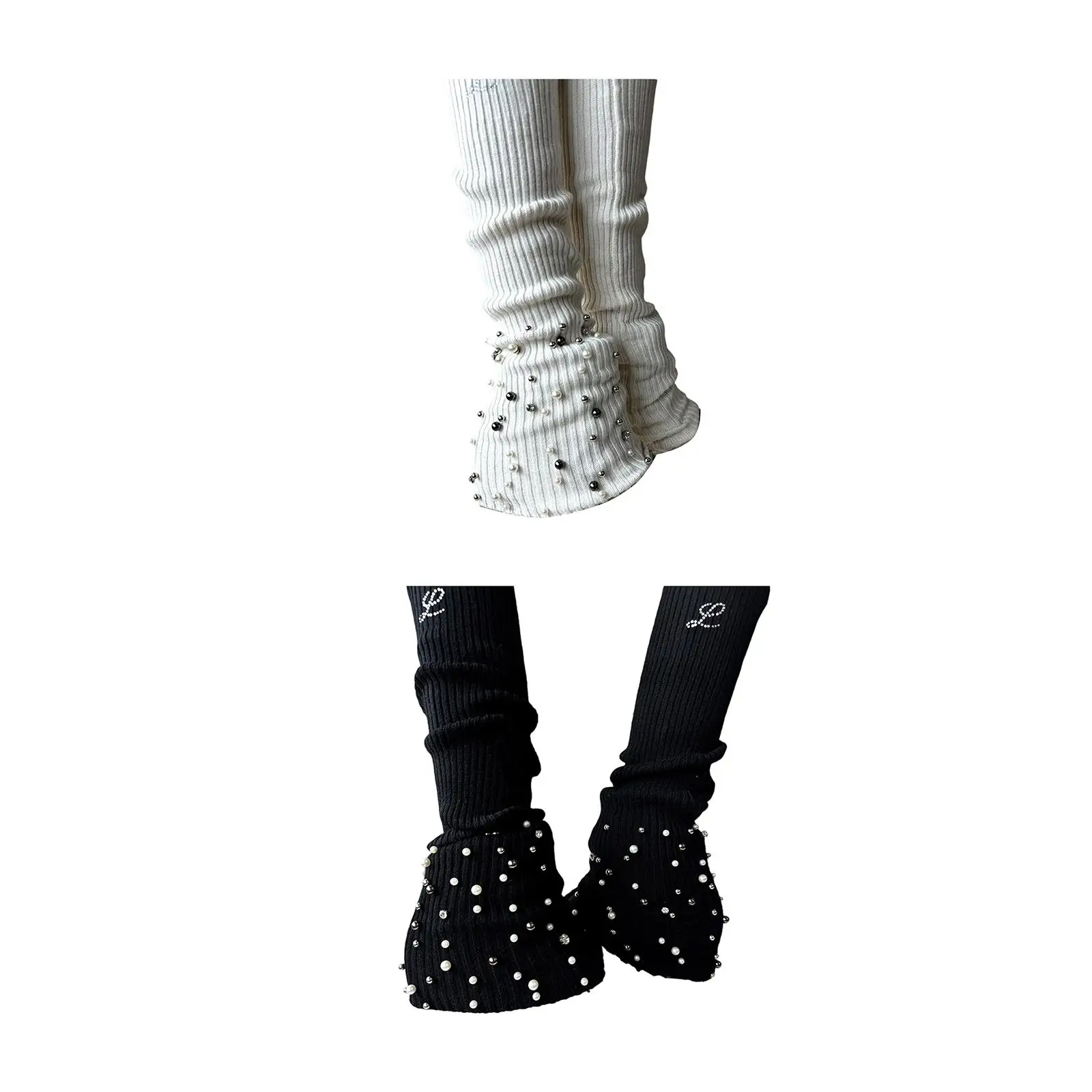 

Figure Skating Leg Warmers Decoration Protection for Ice Skate Dance Women Kids