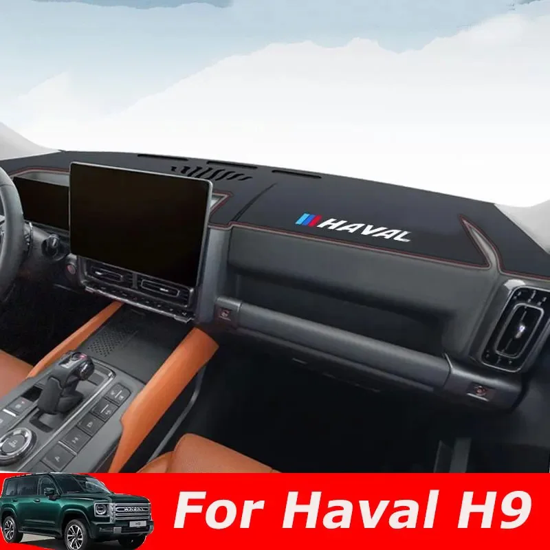 

For Haval H9 MKII New H9 2024 2025 Accessories Car Dashboard Cover Mats Avoid Light Pads Anti-UV Case Carpets Accessories