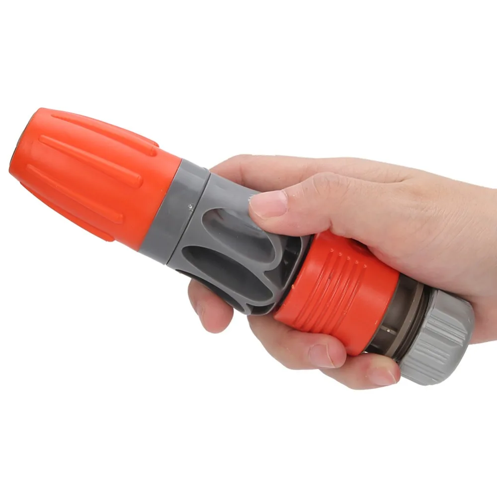 ABS + TPR Garden Hose Nozzle Anti-Slip 1/2 inch quick connector Hose Connector Kit Ergonomic Handle Multi-Function Jet Nozzle