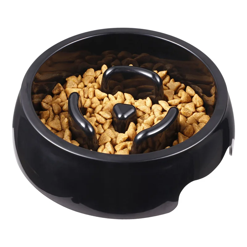 Pet Slow Food Bowl, Dog Bowl for Cat, Anti-overturning, Pet Bowl, Puppies, Medium and Large Dogs