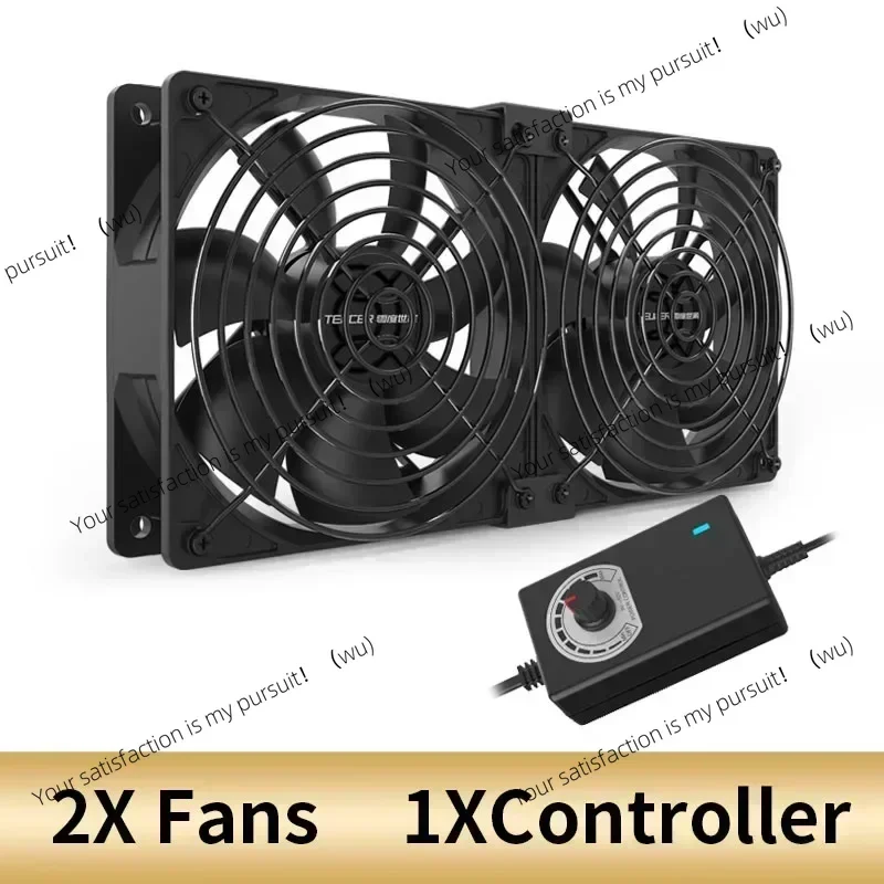 12cm High Speed Large Air Volume 3000 RPM Btc Mining Machine Workstation Cabinet 12v Fan Server Case Cooling System Fan Kit