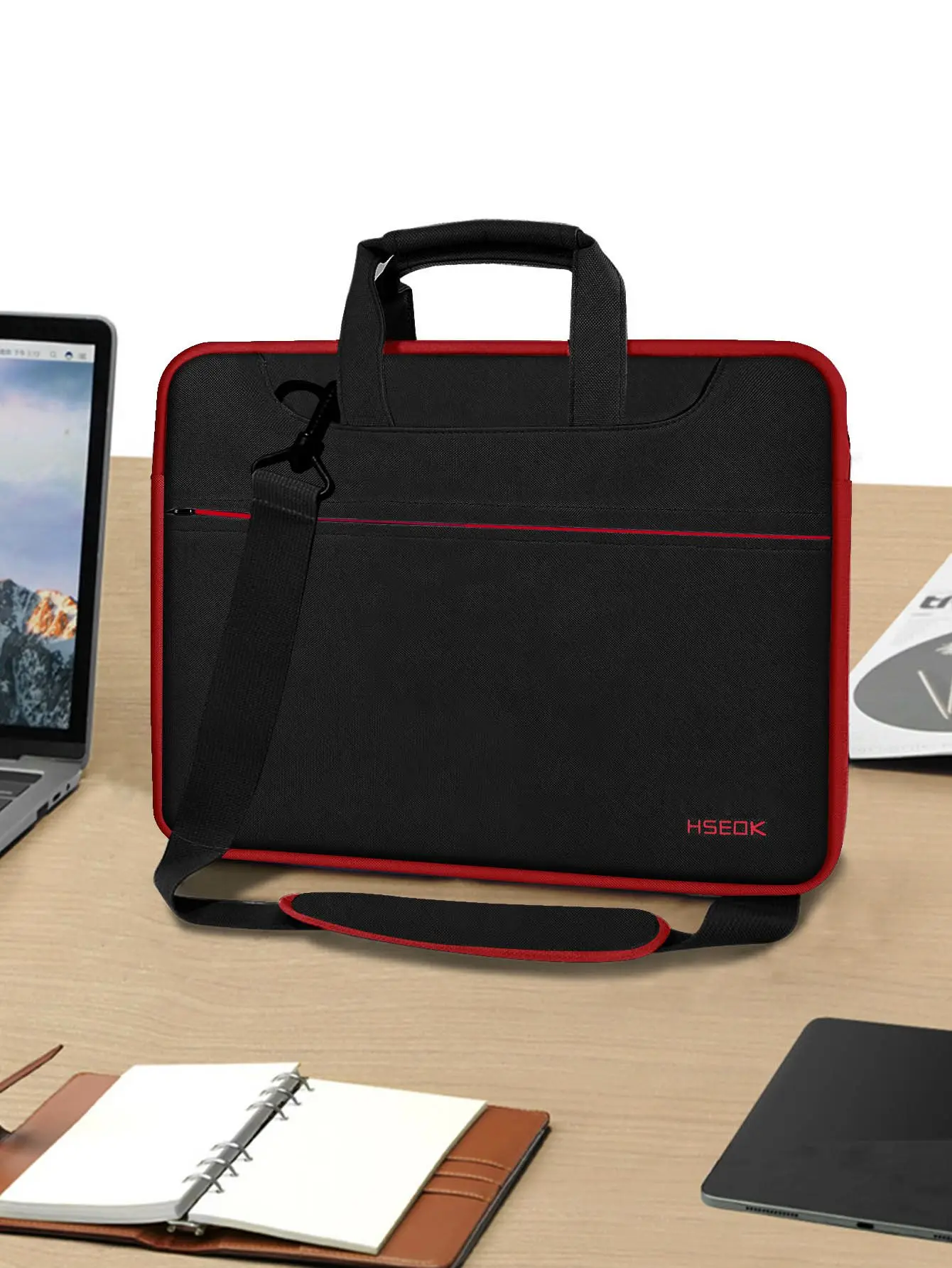 Laptop Umhängetasche 15 15,6 16 Zoll kompatibles MacBook Pro 16 15,4 Zoll, auslaufs ichere Handtasche für die meisten 14 "-16" Notebooks