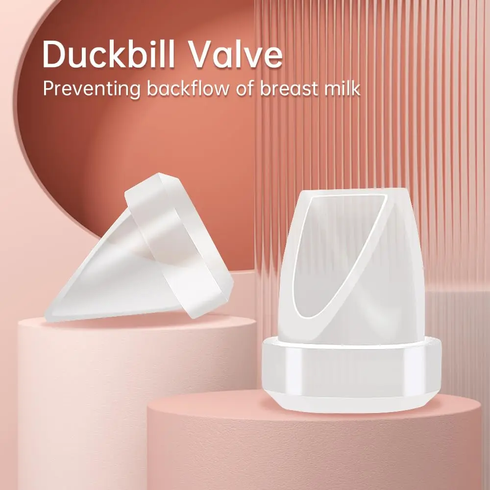 8Pcs Duckbill Valves Compatible with Momcozy M5 Wearable Breast Pump and for Momcozy V1 / V2 Breast Pump Replacement Accessories