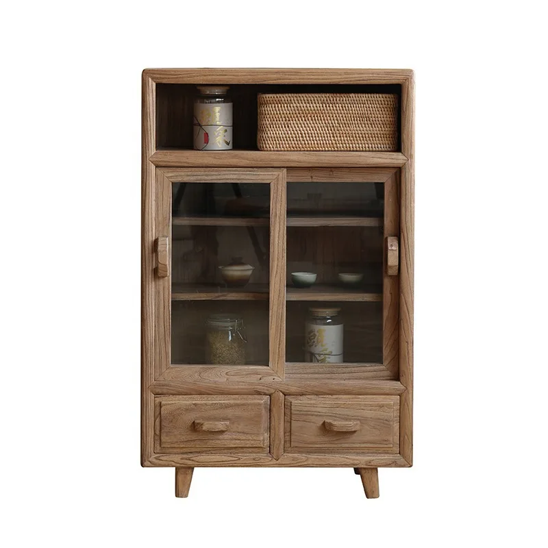 

Old elm, side cabinet, solid wood, bed and breakfast, storage, storage