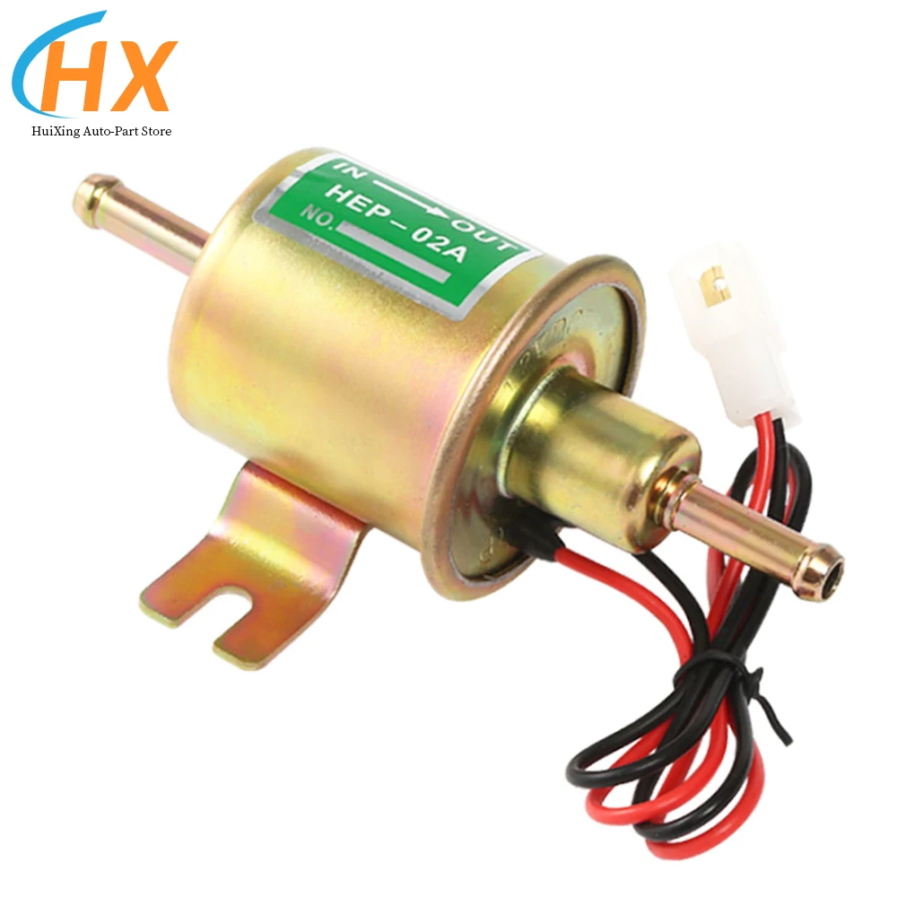 High Quality HEP-02A 12V For Car Motorcycle ATV Fuel Pump Low Pressure Universal Diesel Petrol Gasoline Electric Fuel Pump