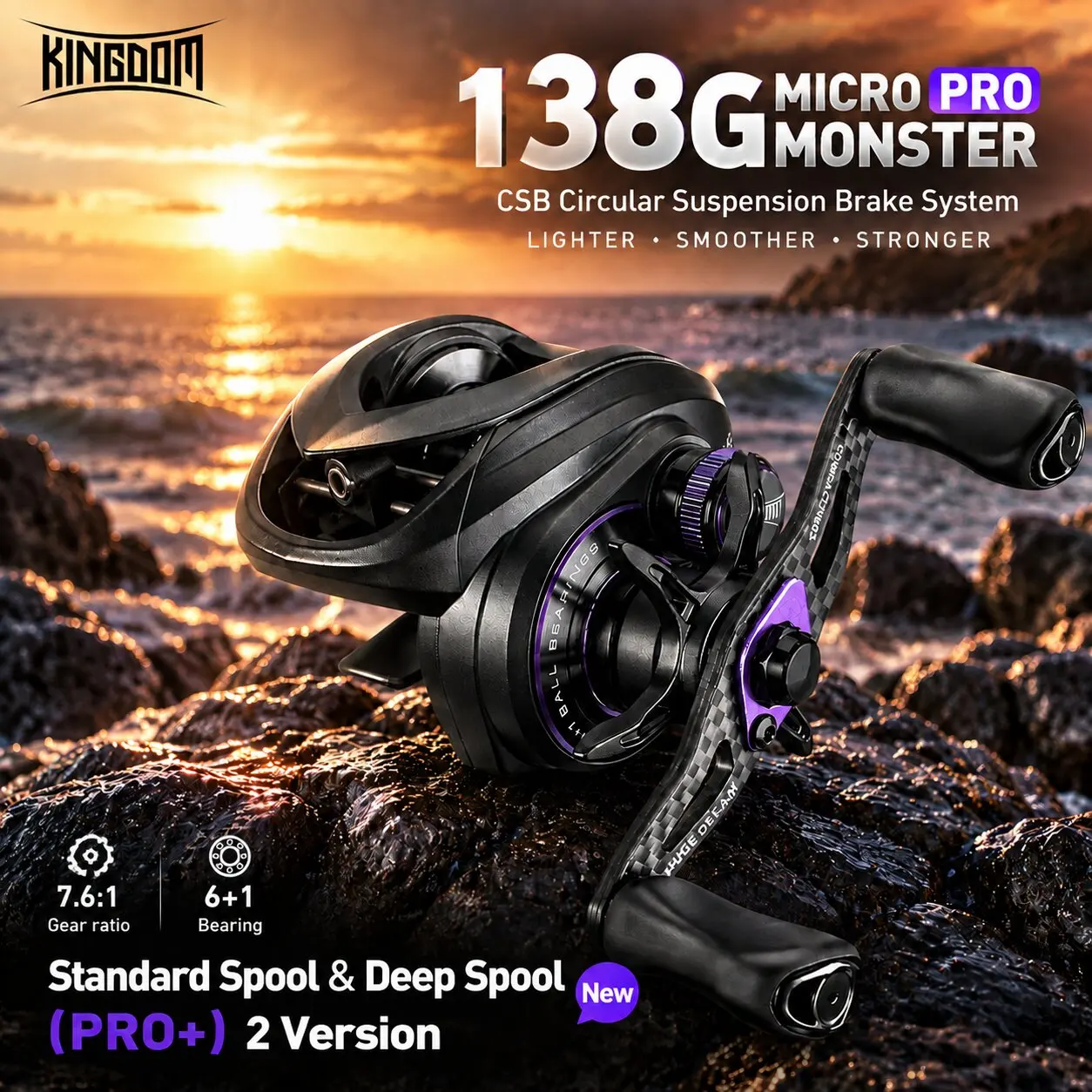 moulinet-de-peche-a-lancer-kingdom-micro-monster-pro-pro-4k-6kg-max-drag-76-1-gear-ratio-138g-moulinet-de-peche-en-carbone-ultra-leger