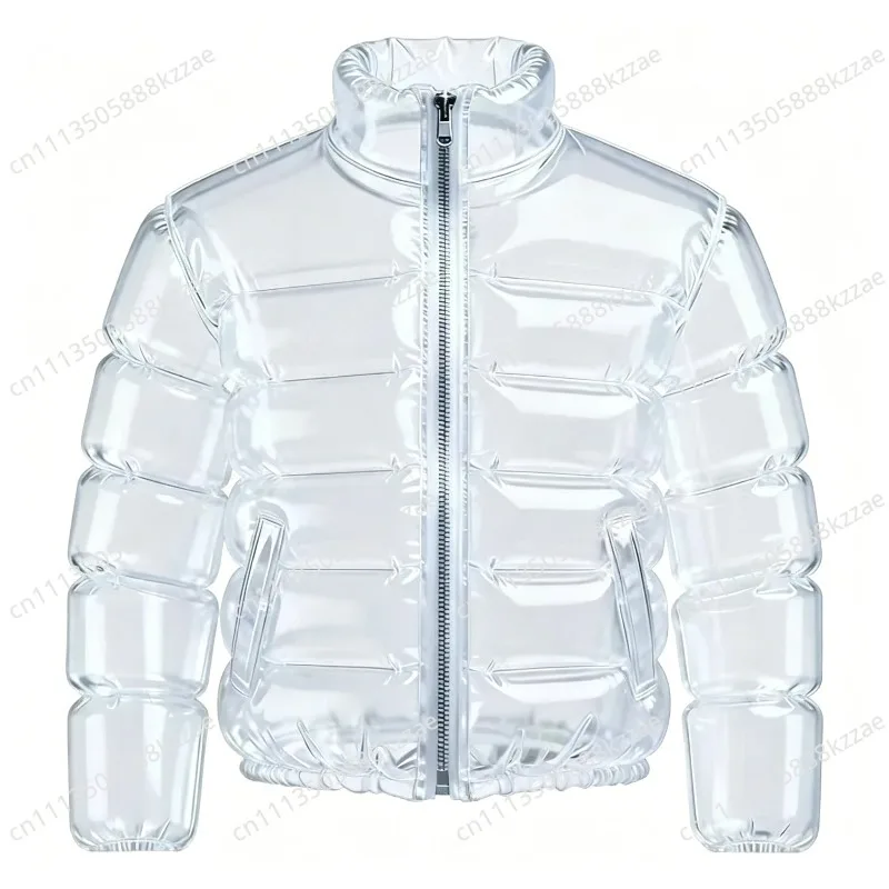 Wearable Transparent Beer Cooler, Inflatable Pool Jacket with Can Holders for Hands-Free Summer Fun