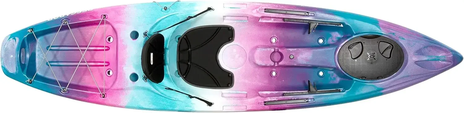 10 |   الجلوس على الجزء العلوي لصيد الأسماك مع تخزين أمامي بشكل جيد |   تخزين خلفي كبير وقضيب مزدوج Ho