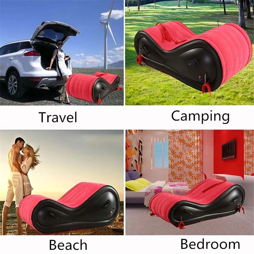 Inflatable Sexy Sofa Bed Adult Games Love Chair Living Room Furniture Electric Air Pump Erotic Bondage Gear Sex Toys for Couples