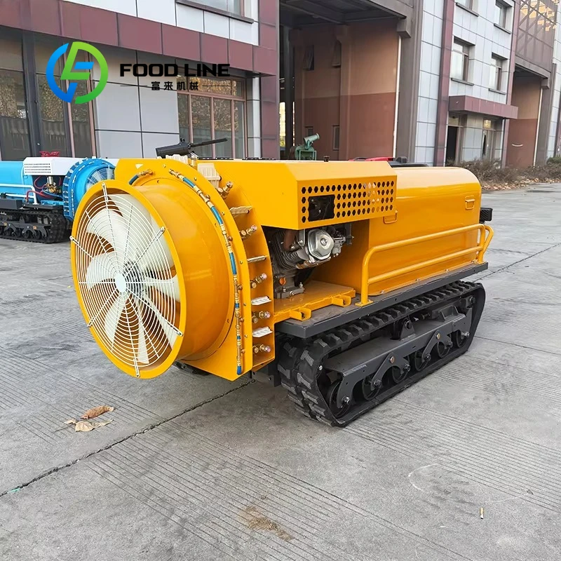 Customized Remote Controlled Tracked Unmanned Sprayer Vehicle For Farm Orchard Crop  Spraying And Agriculture Plant