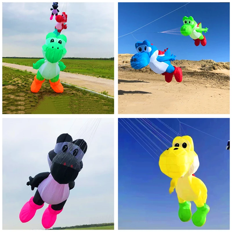 free shipping 3d inflatable kites pendant large kite windsocks soft kites flying adults kite pilot Outdoor games paragliding fun