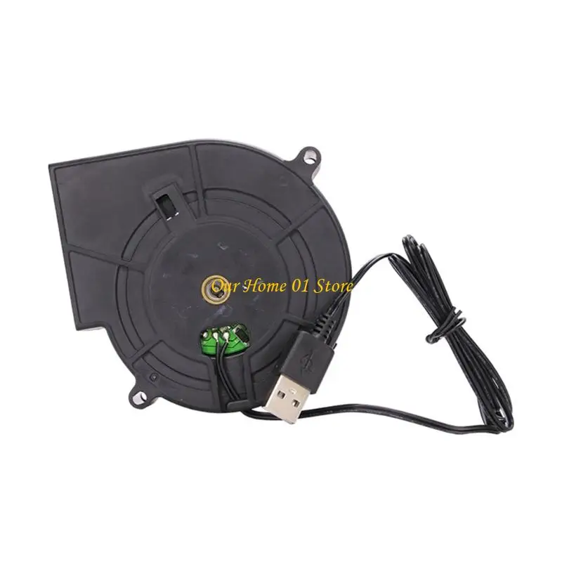 M4YC 5000rpm Strong Blower USB 5V Camping Metalworking Projects Flame Control Blower Fan