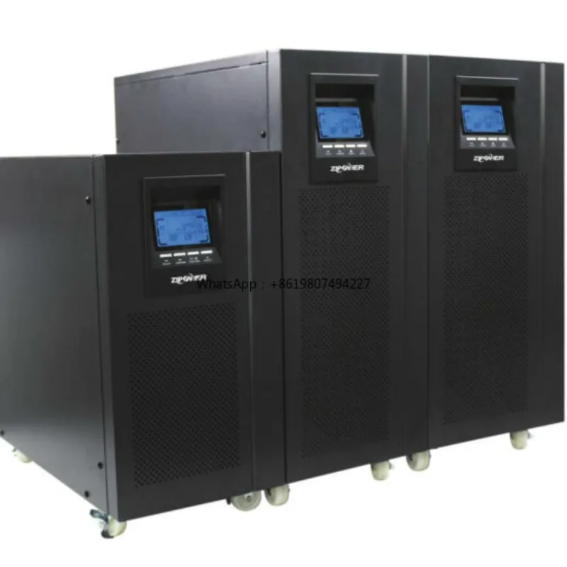 6KVA 10KVA Single Phase Online UPS with Pure Sine Wave for Data Center Rack and High Power Equipment