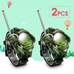 2pcs Walkie-talkie Watch, Children's Toys, Two-way Remote Transceiver with Flashlight, Perfect Gift for Boys and Girls.