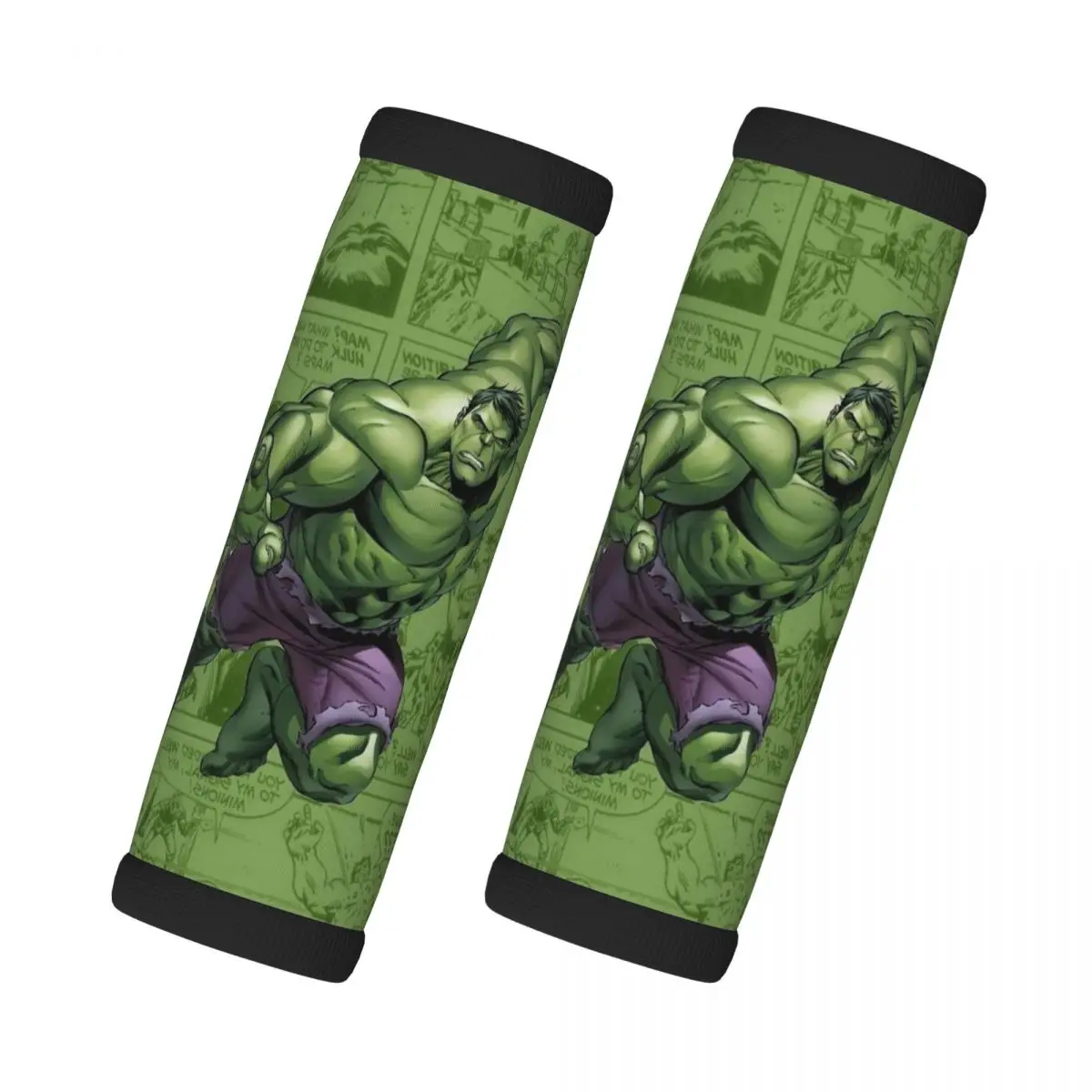 

Пользовательские Arte Do Hulk, 2 шт., ручка для багажа, идентификатор для чемодана, ручка, неопреновая ручка для двери багажа