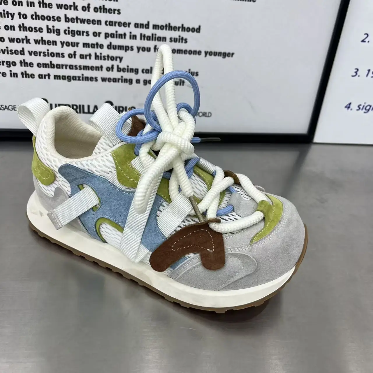 

Retro Dad Shoes Women 2025 Summer New Mesh Breathable Thick Sole Ugly Cute Chunky Toe Casual Sports Sneakers