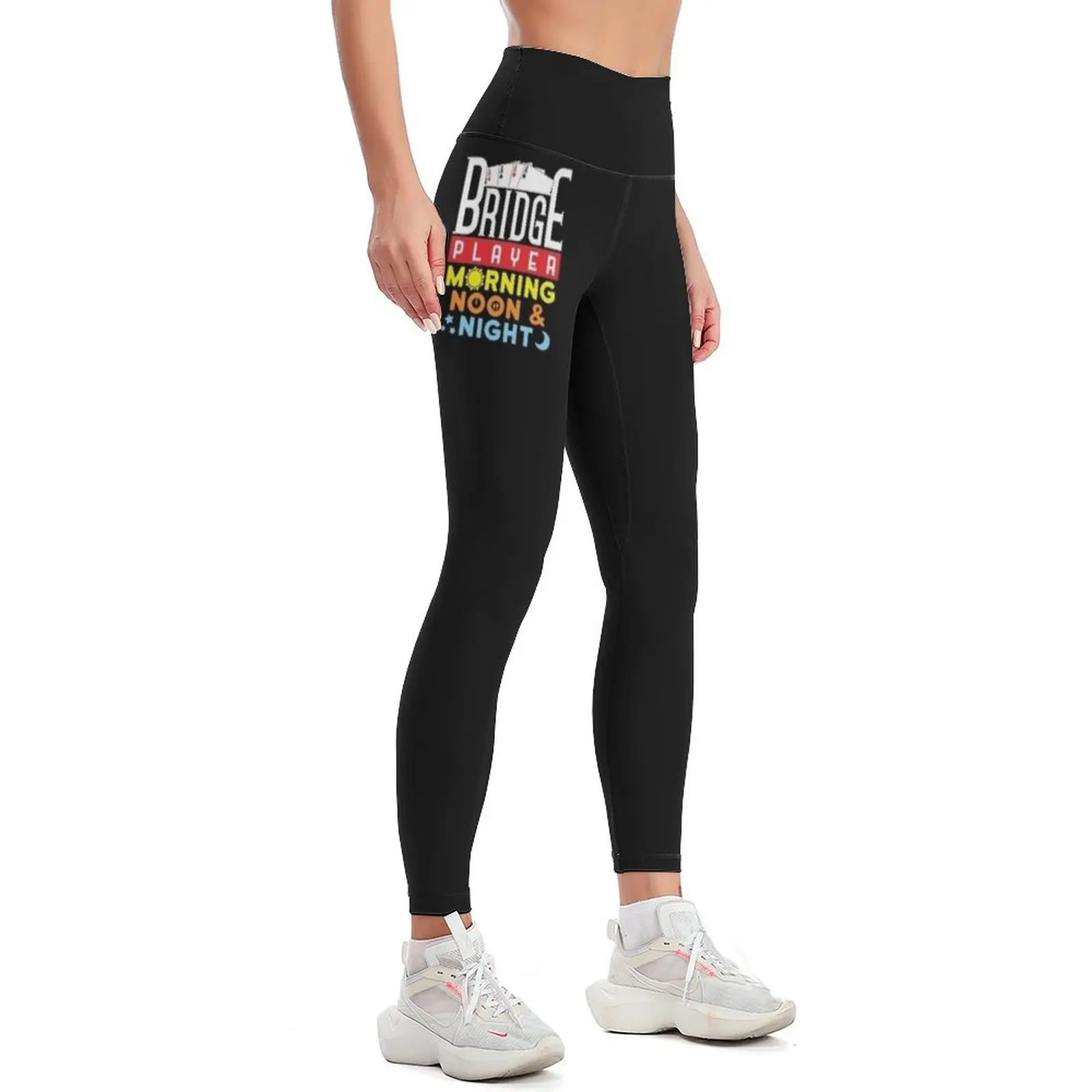 Bridge Player Morning Noon And Night Leggings gym womans sporty woman gym trousers Womens Leggings