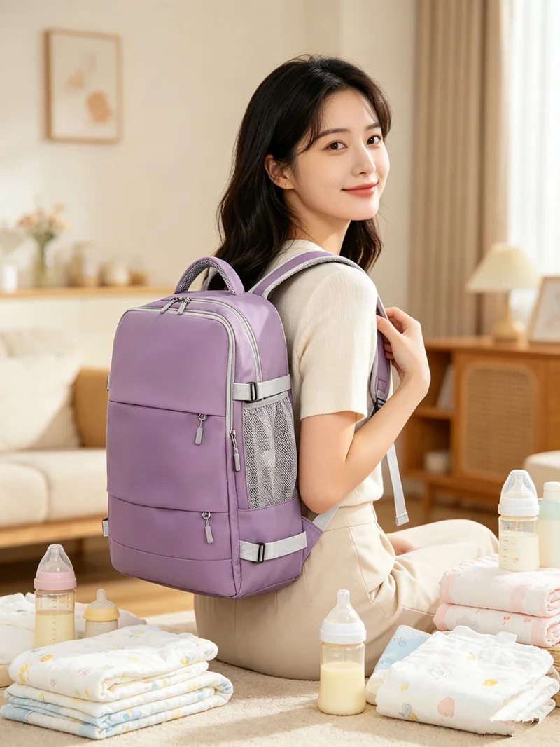 

Multifunctional Travel Backpack For Women Trekking Mountaineering Bag USB Charging Port Waterproof Sport Fitness Bag Storage Bag