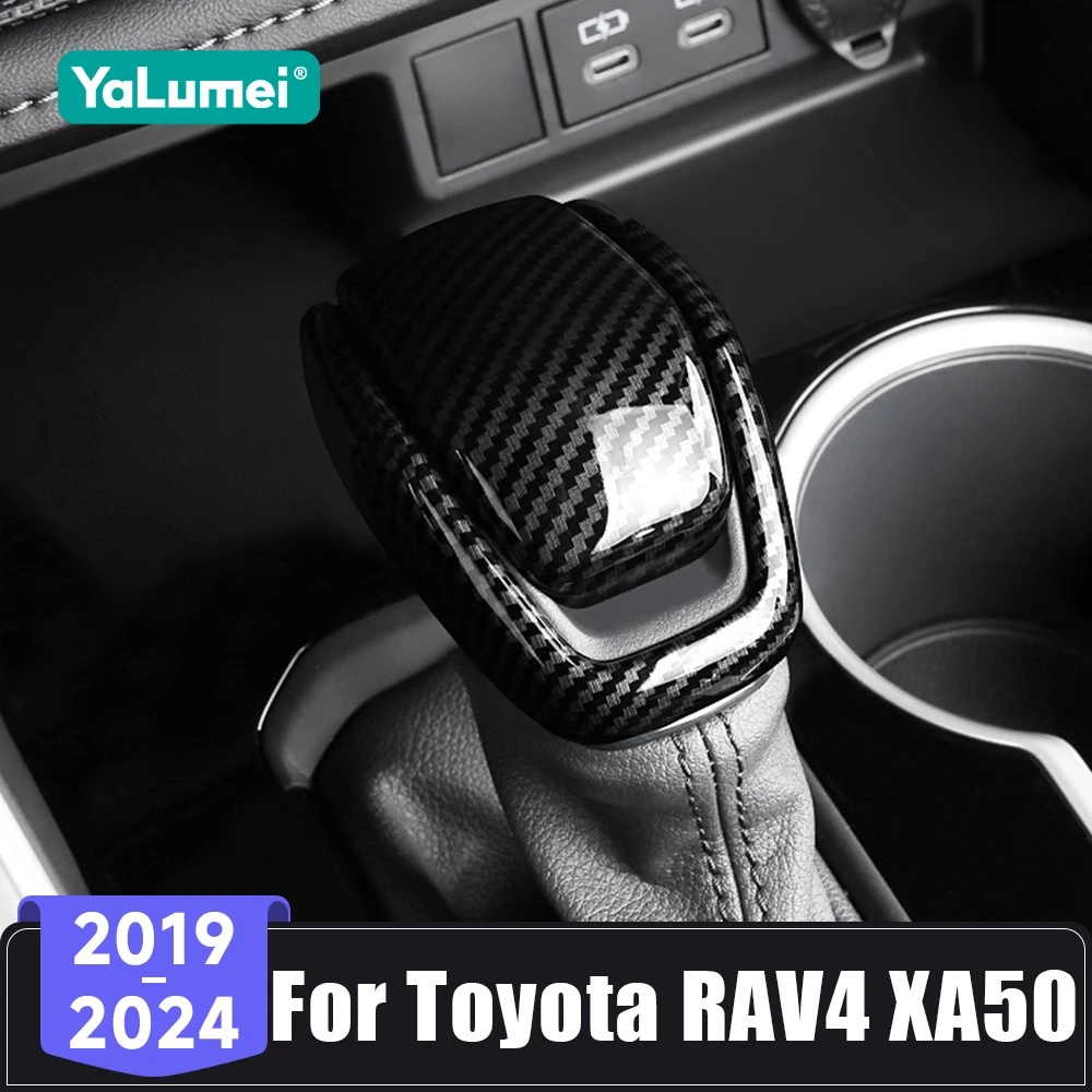 Für Toyota RAV4 XA50 RAV4 Hybrid 2019 2020 2021 2022 2023 2024 Auto Schalthebel Abdeckung Shifter Schaltknauf getriebe Kopf Abdeckung