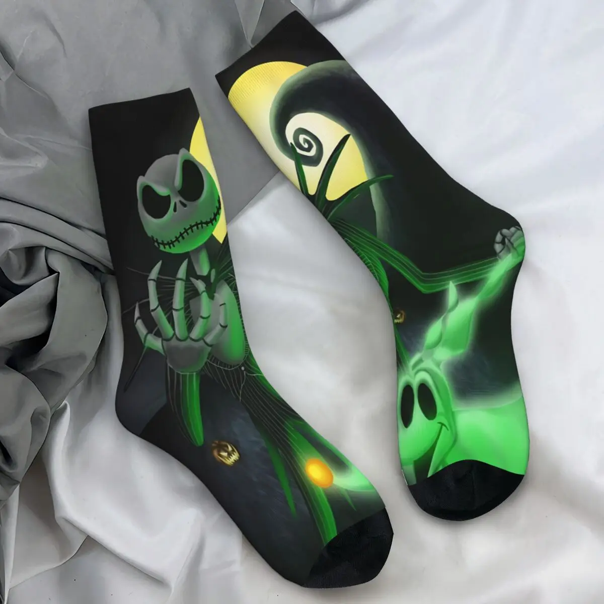 

Nightmare Before Christmas Jack Stockings Custom Casual Socks Winter Anti Skid Socks Couple Running Quality Socks
