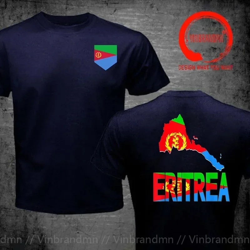 Eritrea Map Eritrean Flag T Shirt Men Africa Unisex Graphic T Shirts Short Sleeve T-shirts Streetwear Harajuku Men Clothing Male