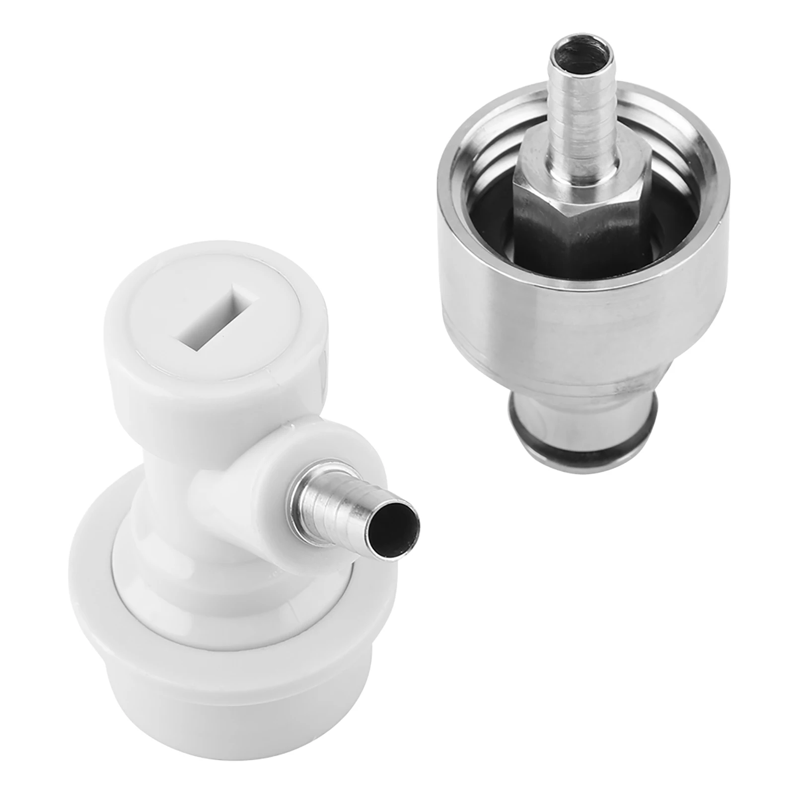 Homebrew Stainless Carbonation Carbonator with Liquid Lock Disconnect 1/4" Barb Hot Carbonation Homebrew