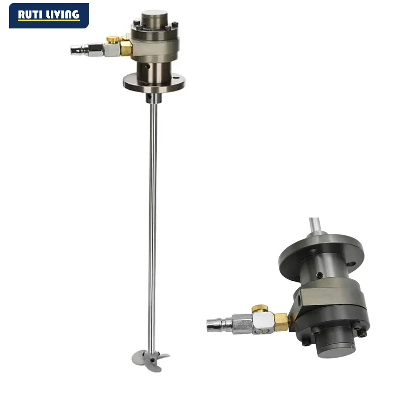 1 Gallon 1/16 Air Motor Mini Air Powered Pneumatic Motor 5 Liter Fan-Type Agitator For Paint Liquid Mixer Stirring Machine