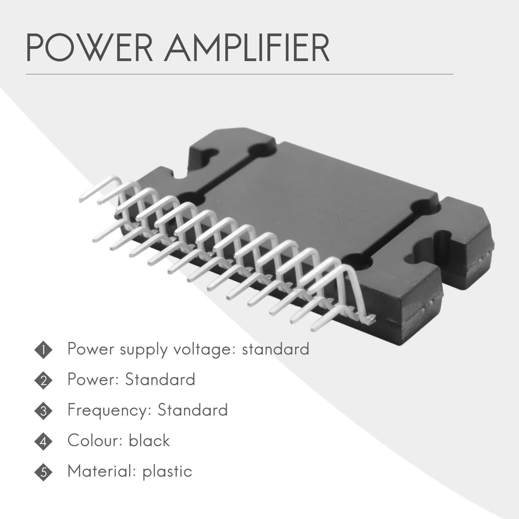 TDA7388 Amplificador de potência Amplificador de potência de áudio Circuito integrado TDA-7388 Novo