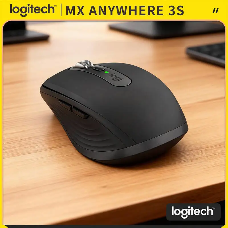 

Компактная мышь Logitech MX Anywhere 3S, эргономичный дизайн, перезаряжаемая, с быстрым прокруткой для портативных ПК Mac