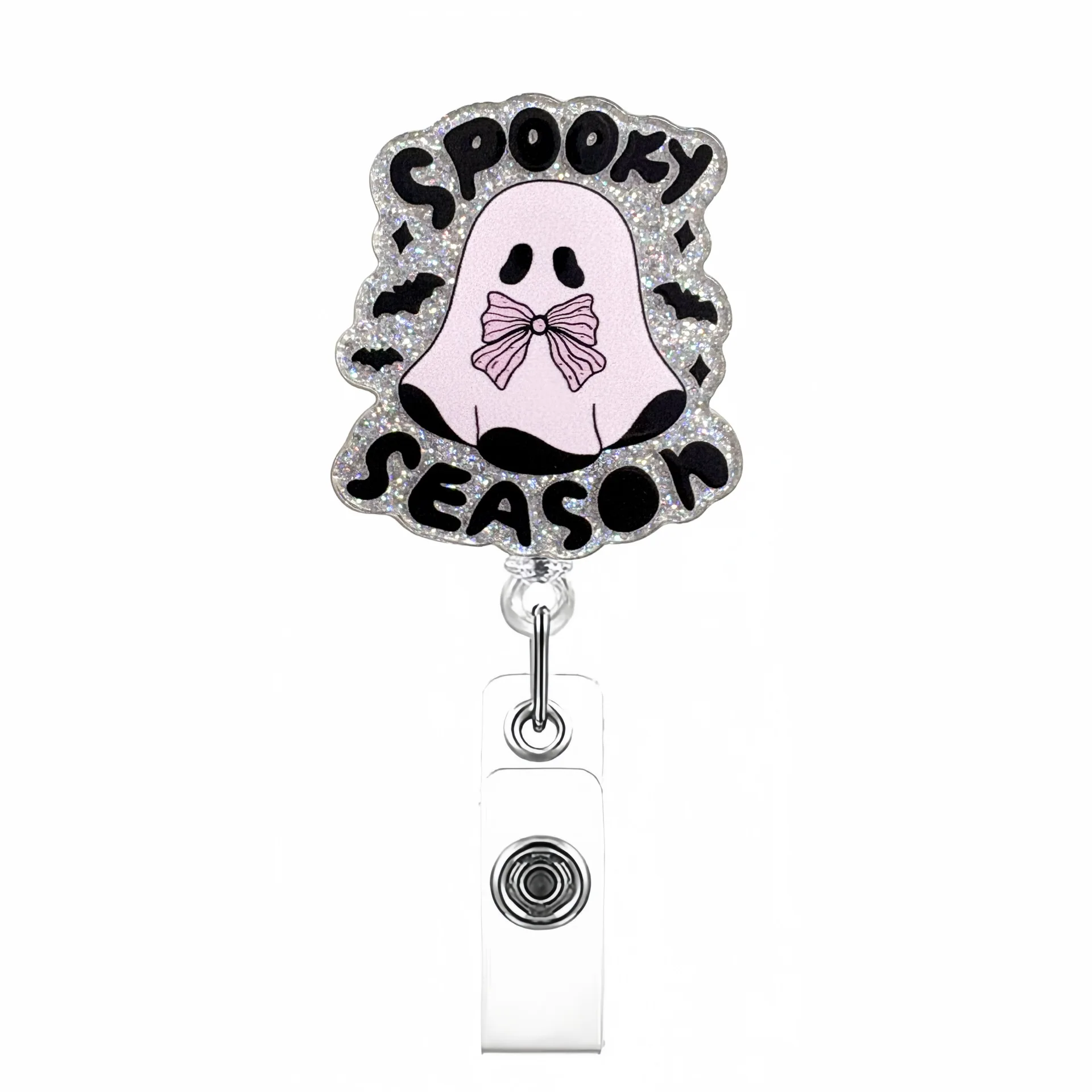 

Id Badge Holder Halloween Halloween Badge Reel Nurse Badge Holder Pink For Hospitals Companies Exhibitions