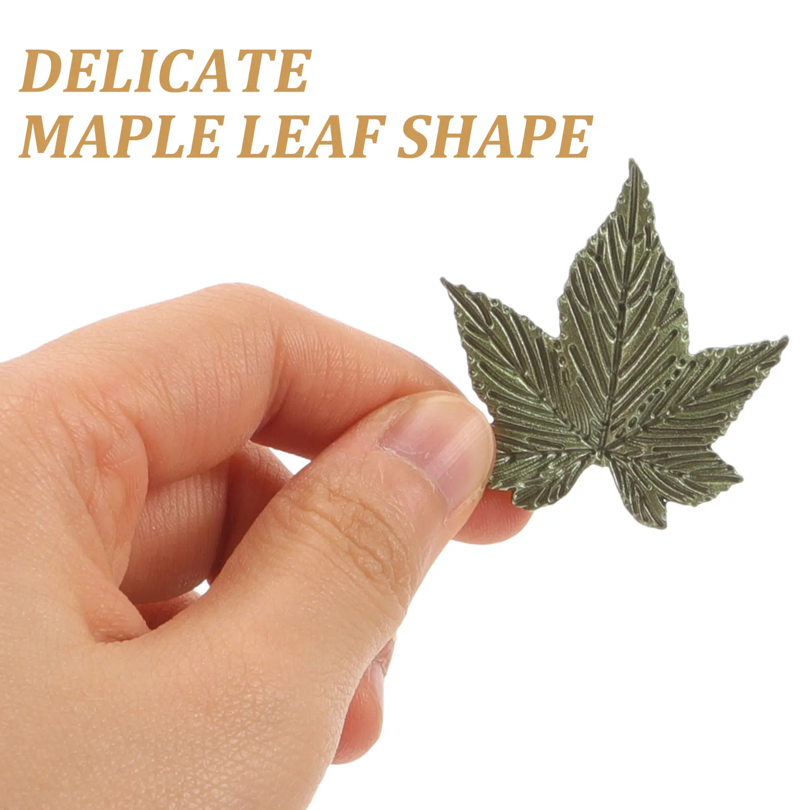 

Women Clothes Brooch Vintage Maple Leaf Lapel Pin Metal Brooch for Suit Scarf Backpack Creative Clothes Decoration