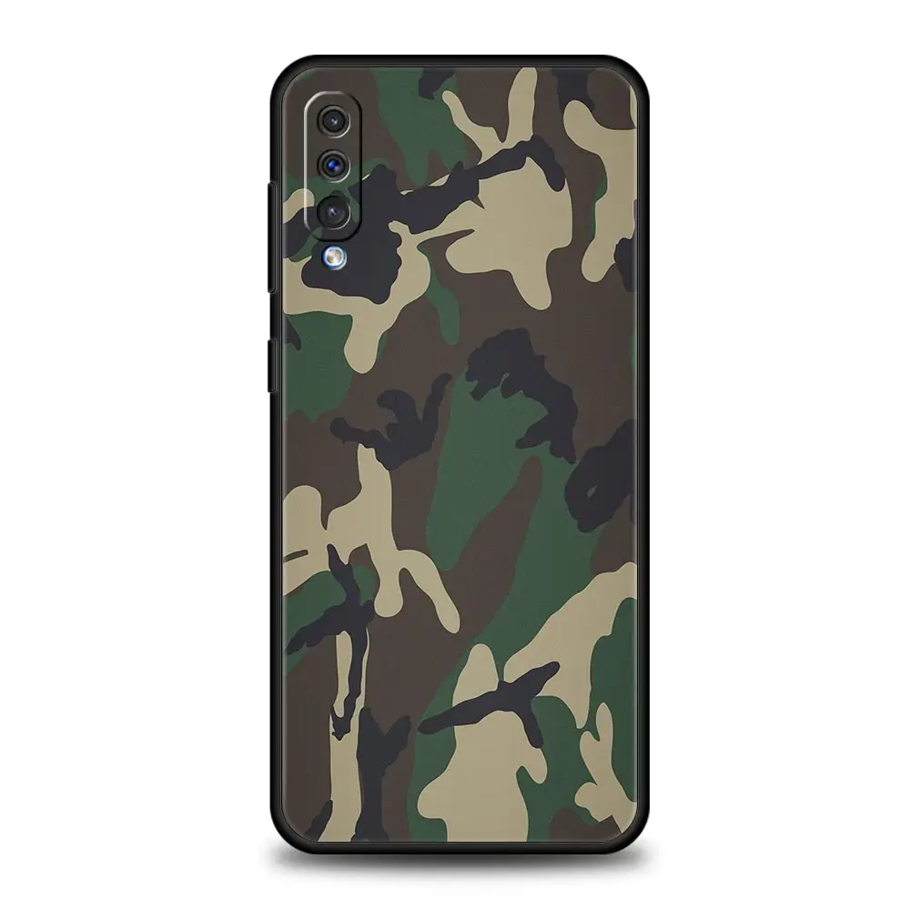 Camouflage Camo Military Case For Samsung A54 A52 A24 A14 A50 A72 A70 A30 A40 A20S A20E A02S A12 A22 A34 A42 A32 5G A04s Cover