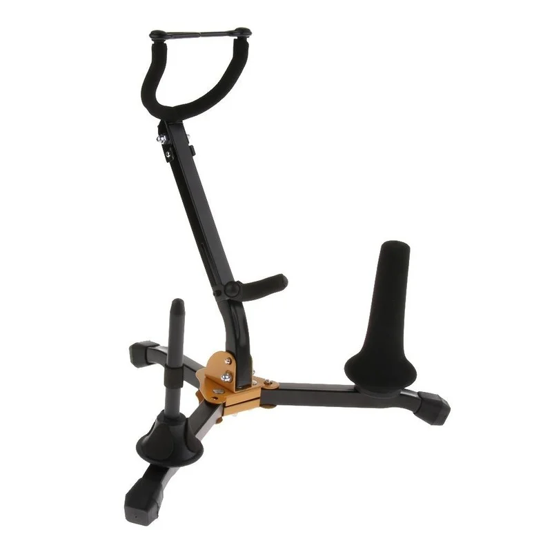 Foldable Portable Alto Tenor Saxophone Stand Sax Tripod Holder Instrument Saxophone Accessories for Alto / Tenor Saxophone