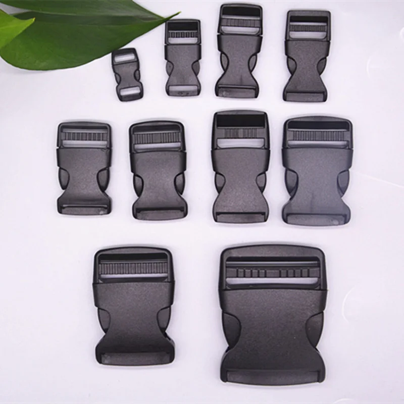 5pcs/Set Thickened Plastic Buckle Buckle, 10-50MM Wide Outdoor Buckle, Webbing Buckle Kit