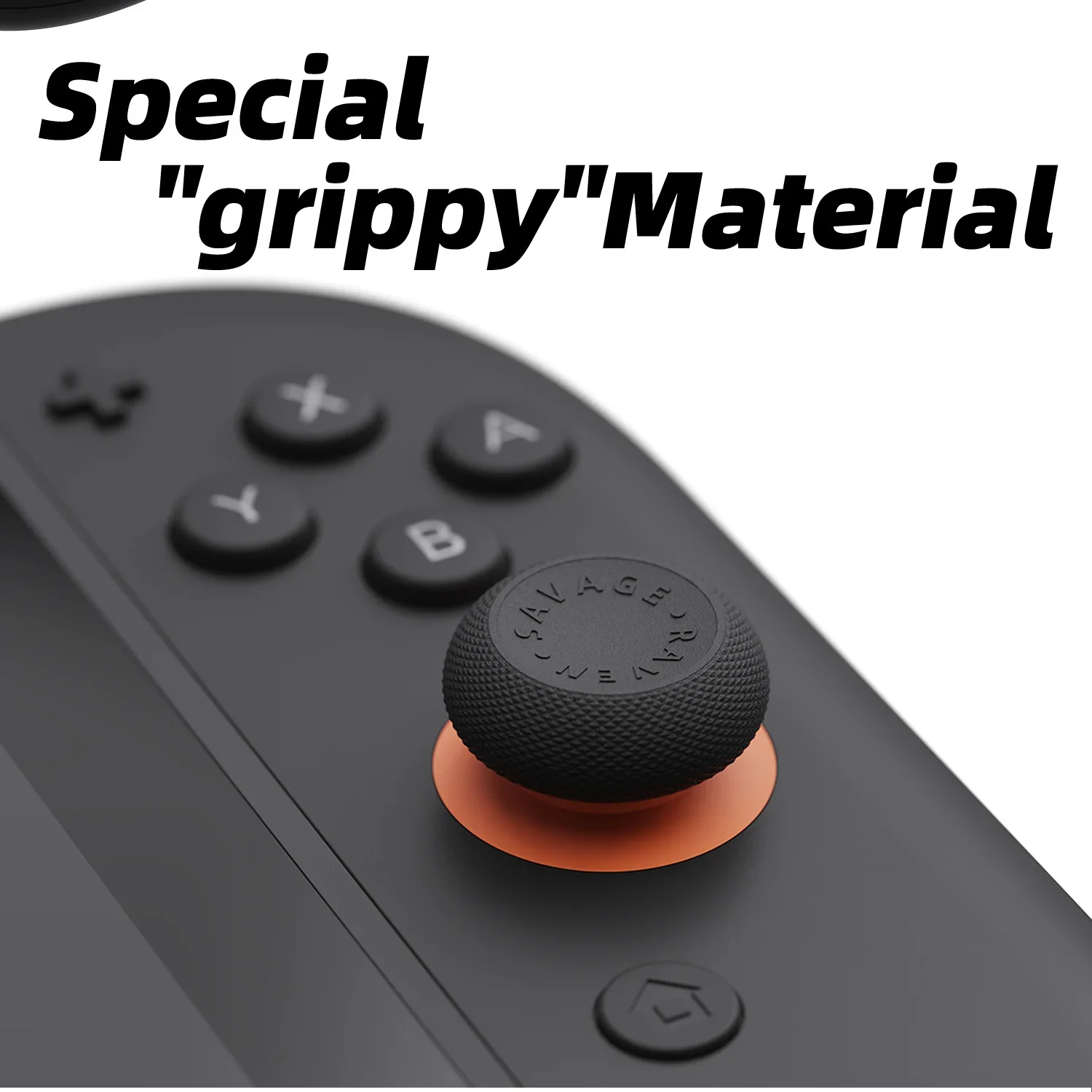 Savage Raven by Skull & Co. Joystick Cap Thumb Grip Set FPS CQC Thumbstick Cover for Nintendo Switch 2