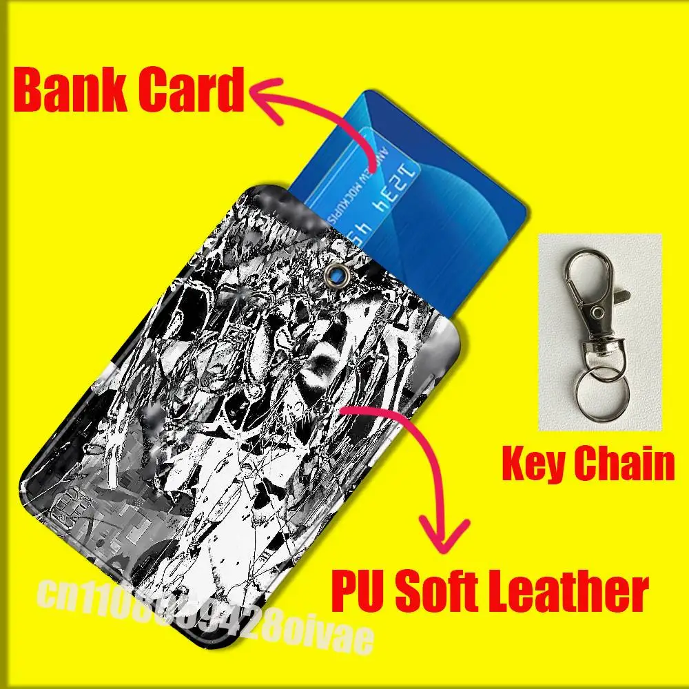 E-Ecco2K E Crest PXE 耐衝撃 ID クリップ クレジット銀行バッグ バス食事カードホルダー カバー ポケットオーナメント キーホルダー